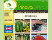 Tablet Screenshot of innovaseeds.com